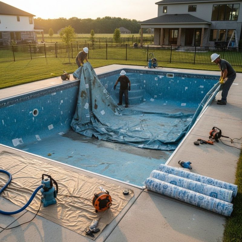 Vinyl Pool Liner Installation