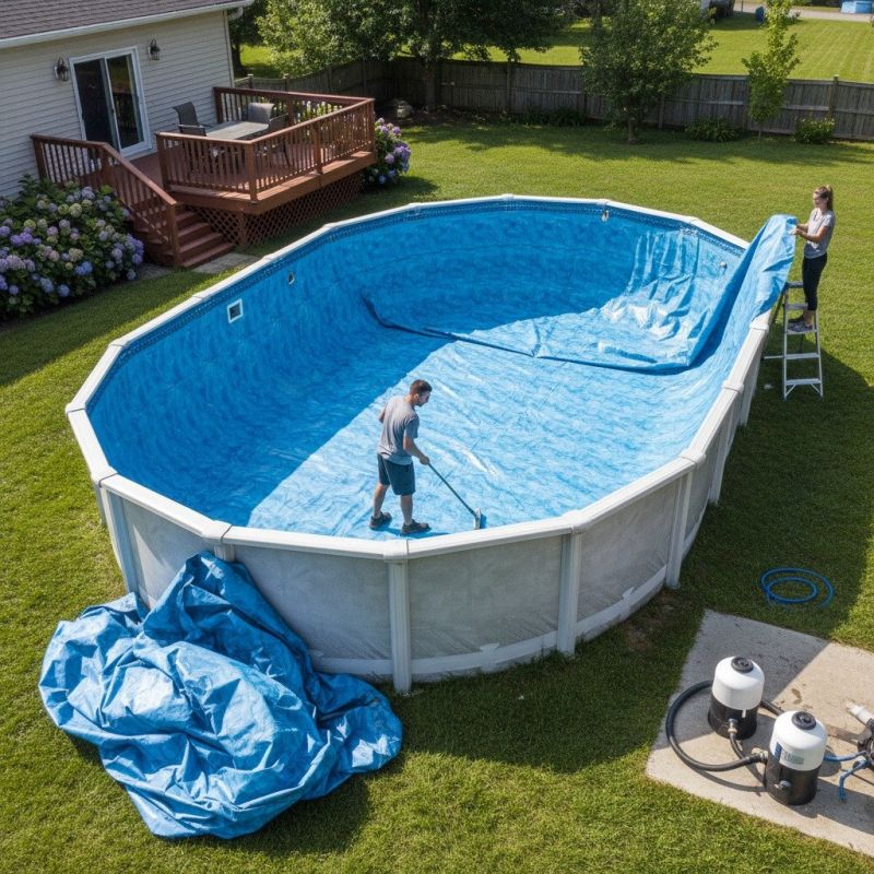 Vinyl Pool Liner Installation
